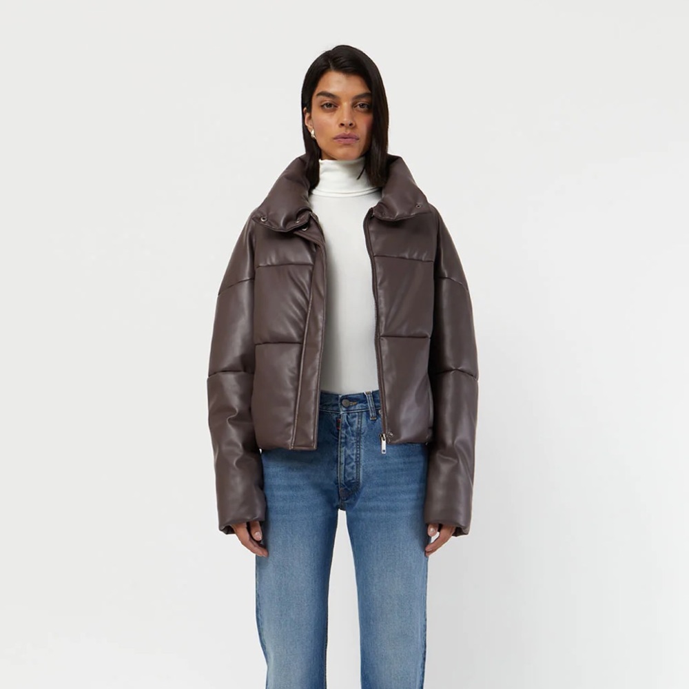 Apparis Jemma Vegan Leather PUFFER JACKET
